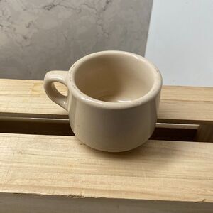 Vintage Wallace Beige Round China Coffee Mug Cup Restaurant Ware Kitchen